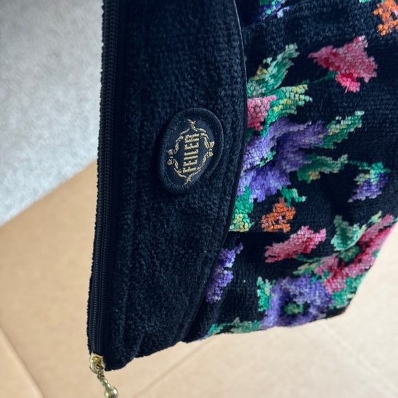 Vintage Feiler Chennile Clutch with Zipper - Picture 5 of 6